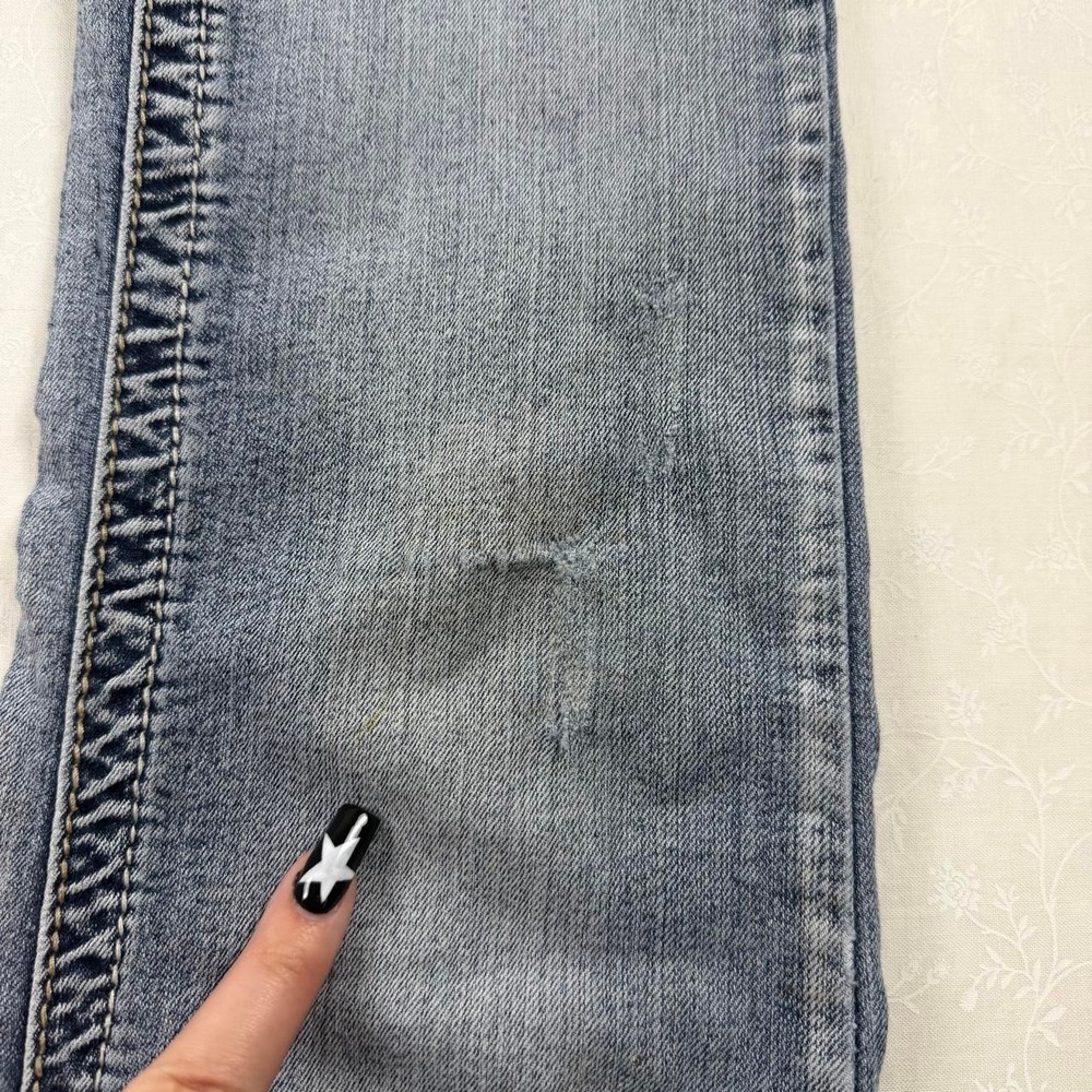 2000's Ariya Jeans Rhinestone Low Rise Bootcut- Size 4 - Picture 6 of 8